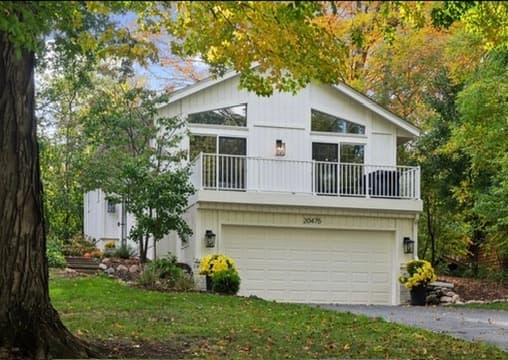 Summerville Road — the house in fall